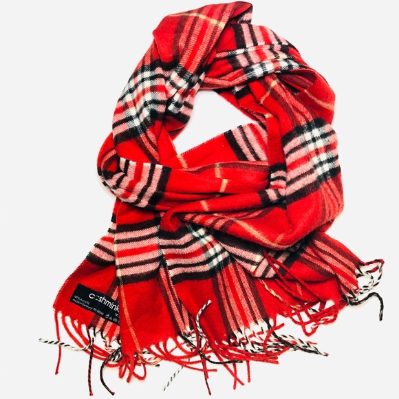 V. FRAAS Accessories - Cashmink Plaid Scarf